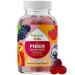 Sugar Free Fiber Gummies for Kids - Delicious and Nutritious Kids Fiber Gummies Sugar Free Supplement for Digestive and Immune Support - Non GMO Vegan Kosher Gluten Free Fiber Supplement Gummies 60 Count (Pack of 1)
