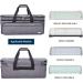 NICOGENA Double Layer Carrying Case for Cricut Explore Air 2 & Maker - Grey | Mat Pocket & Large Front Pockets for Tools & Supplies - Buy Online on GoSupps.com