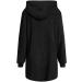 Yihaojia Womens Winter Fuzzy Fleece Jacket Hooded Zip Up Mid Length Warm Coat Oversized Teddy Outerwear with Pockets Black#49 X-Large - Buy Online on GoSupps.com