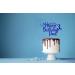 Personalized Happy Birthday Glitter Cake Decoration | Custom Name & Color | Cakehop - Buy Online on GoSupps.com