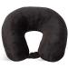 World's Best Feather Soft Microfiber Neck Pillow, Black Black Pillow