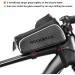 Rockbros Waterproof Handlebar Bag for iPhone & Samsung - Touchscreen Bicycle Frame Pocket for Smartphones up to 6.5  - Buy Online on GoSupps.com