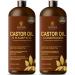 Castor Oil Shampoo and Conditioner Set for Hair Growth with Rosemary & Peppermint Oil - Cleanse Hair Strengthen & Shine with Castor Shampoo and Conditioner - Anti-Hair Loss for Men & Women - 16 fl oz