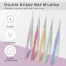 TEOYALL 5 PCS Nail Art Liner Brushes - Sizes 5/7/9/11/20mm - Fine Drawing Pens for Nail Gel Painting - Detail Design Tools for Striping Patterns - Buy Online on GoSupps.com