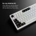 OOCTPK Chilkey ND75 Aluminum Keyboard for Windows, MacOS - White - Buy Online on GoSupps.com
