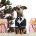 DENTRUN Dog Stylish Suit with Bow Tie Costume for Small to XXX-Large Dogs - Perfect for Weddings, Halloween, Birthdays - Pet Formal Clothes - Buy Online on GoSupps.com