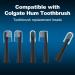 Replacement Toothbrush Heads for Colgate Hum Smart Electric Toothbrush - 8 Pack Black | Compatible Durable & Affordable - Buy Online on GoSupps.com