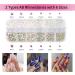 BISHENGYF 4700 Pcs Nail Art Gems Set - AB Rhinestones & Colourful Crystal Round Flatbacks with Pickers - Buy Online on GoSupps.com