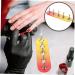 DRESSOOS 1 Set Nail Practice Holder Decorative Nail Stands Nail Holders for Nail Art Magnetic Nail Stands Convenient Nail Holders Beauty Nail Racks Decorative Nail Racks Beauty Nail Holders 12.8x3.7cm As Shown - Buy Online on GoSupps.com