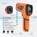Infrared Thermometer Mestek -40 C to 1600 C | Digital Laser Temp Gun with K-Probe | Touchless LCD Alarm | Adjustable Emission - Ideal for Kitchen & Industrial Use - Buy Online on GoSupps.com
