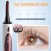 WYFCR Heated Eyelash Curler Electric Eyelash Curler perming Eyelashes Electric Eyelash Curler with 4 Temperature Quick Heating 24H Long Lasting Eyelash Curler for Girls Wome - Buy Online on GoSupps.com
