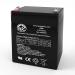 AJC Battery Compatible with Batterymart SLA-HR-1221W-F2 12V 5Ah Sealed Lead Acid Battery