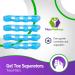 Soft Gel Toe Separators - Toe Spreaders for Foot Pain Relief & Toe Alignment - 2 Pairs Blue - Buy Online on GoSupps.com