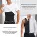 MOLUTAN Men's Compression Shirt Shapewear | Chest & Abdomen Control Body Shaper | Slimming Undershirt Tank Top - Black, X-Large - Buy Online on GoSupps.com