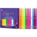 Colored Eye Liner Set - 12 Colors High-Precision Pen Tip Liquid Liner Waterproof UV Fluorescent Eyeliners | Highly Pigmented Long-Lasting Eye Makeup Kit Festival Accessories for Parties - Buy Online on GoSupps.com