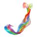 Clest F&H Unicorn with Bow Clip in Colored Hair Extensions for Kids 6