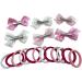 18 Piece Girls Hair Bow Clips Ponios Set Soft Endless Hair Accessories Girls Fashion Accessory (Shiny Effect) - Buy Online on GoSupps.com