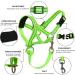 Dog Handlebars for Medium & Large Dogs - Soft Upholstery Durable Halter Training Instructions - L (17.8 - 35.6 cm) Green Nylon/Black Padding - Buy Online on GoSupps.com