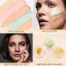 Color Correcting Concealer Palette 5 in 1 Colors Corrector Palette Face Contouring Highlighter Pallete Cream Concealer for Camouflages Imperfections and Contour Makeup (concealer palette) - Buy Online on GoSupps.com