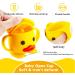 Silicone Toddler Training Sippy Cup with Lid & Double Handle - Unbreakable, 7oz, 6+ Months - Yellow - Buy Online on GoSupps.com