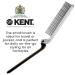 Kent KFM4 Anti Static Hair Brush - Small Folding Brush for Men's Daily Grooming | Frizz Free Styling with Mens Hair Products | Made in England - Buy Online on GoSupps.com