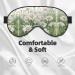 White Daisy Print Unisex Sleep Eye Mask | Soft Comfort Eye Shade for Travel Yoga & Shift Work - Shop Now - Buy Online on GoSupps.com