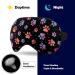 Shop Seamless Animal Footprint Sleep Mask for Women | Breathable Blackout Eye Mask with Adjustable Straps - Perfect for Travel - Buy Online on GoSupps.com