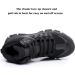Dirafy Kids Outdoor Ankle Hiking Boots - Boys Lightweight Trekking Shoes | Size 5 Big Kid, Black - Buy Online on GoSupps.com