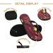 Mnsruu Golden Christmas Ball Flip Flops - XL Comfort for Home Hotel Spa & Travel | Perfect for Men & Women - Buy Online on GoSupps.com