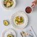 Serving Plates Ceramic Embossed Dinner Plate Dinner Household Tableware Fruit Plate Dim Sum Plate Dinner Plate Baking Plate Kitchen Tableware for Appetizer Dinner and Desserts (Size : 20cm) - Buy Online on GoSupps.com