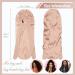 Bonnet Queen Satin Silk Sleeping Cap - Adjustable Night Hair Care for Curly Long Hair | Smooth Breathable Ladies Curler in Champagne - Buy Online on GoSupps.com