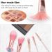 5 Pcs Lilo and Stitch Makeup Brush Set - Portable Kawaii Cosmetic Brushes for Powder, Eyeshadow, Blush, and Lips - Stitch Gifts for Girls and Women - Buy Online on GoSupps.com