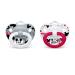 NUK Disney Mickey Mouse Orthodontic Pacifiers, 0-6 Months, 2-Pack 0-6 Months Mickey
