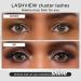 LASHVIEW DIY Lash Extension Cluster Lashes 0.10mm 56D 9-14mm Mixed Reusable - Soft, Lightweight Wide Band Lash Cluster Kit - Buy Online on GoSupps.com