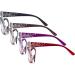 Eyekepper 4 Pack Women's Floral Laser Pattern Reading Glasses with Crystals - Stylish +1.75 Prescription Mix - Buy Online on GoSupps.com
