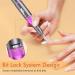 Nail Milling Mills for Geln gel - Yafex 11-in-1 Electric Nail Cutter 35000 RPM Professional Manicure & Pedicure Set Safety Lock Violet - Buy Online on GoSupps.com
