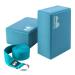 REEHUT Yoga Block 2 Pack and Metal D Ring Yoga Strap 1 Pack Combo Set 9" x 6" x 4"High Density EVA Foam Block to Support and Deepen Poses 8FT Yoga Belt for Stretching General Fitness (Black) Cyan 9*6*4in-2pcs 8ft