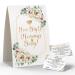 Baby Shower Games - Measure Mommy's Belly Game  How Big is Mommy's Belly  Mommys Belly Size Game  Includes a 5x7 Standing Sign and 50 2x3.5 Advice Cards(niu-k014)