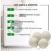 Baryah Tumble Dryer Balls Pack Of 6 XL - Handmade Reusable Organic New Zealand Sheep Wool Laundry Balls For Washing Machine Reduce Drying Time And Wrinkles With Natural Scented Fabric Softener Laundry - Buy Online on GoSupps.com