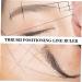 Mikinona String Positioning Line Ruler Brow Mapping Brow Liner Eyebrow Ruler Tool Draw a Line - Buy Online on GoSupps.com