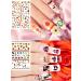 Kalolary Halloween Nail Art Stickers Decals 8 Sheets Self-Adhesive Nail Art Sticker Decals Pumpkin/Bat/Ghost/Witch/Skull Elements Nail Decorations for Halloween Party - Buy Online on GoSupps.com