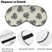 Schnauzer Dogs Sleep Mask | Adjustable Strap for Blocking Light | Perfect for Travel, Nap, Men, Women - Buy Online on GoSupps.com