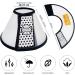 Mesybveo Adjustable Dog Collar & Cat Cone - 2 Piece Break for Dogs Lightweight Comfort Pet Funnel (18-27cm) - Buy Online on GoSupps.com