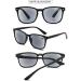 Vevesmundo Reading Glasses with Sun Protection - Stylish 3.0x Visual Aid Sunglasses for Men & Women - Matt Black Sunny Reading Glasses - Buy Online on GoSupps.com