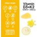 NatureWise Vegan Vitamin D3 + K2 in Organic Coconut MCT Oil - Natural D3 10000IU + Natural K2 200mcg - High Absorption Bone Support - Non-GMO - USA Manufactured - 30 Softgels 30-Day Supply Unflavored 30 Count (Pack of 1) - Buy Online on GoSupps.com