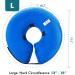 Soft Inflatable Dog Cone - Large Blue Pet Recovery Collar - Buy Online on GoSupps.com