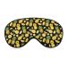 Tropical Fruit Pineapple Sleep Mask for Women Adjustable Sleeping Eye Shades Cover with Elastic Strap