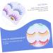 Didiseaon 5 Pairs Fake Eyelashes Rainbow Eyelashes False Lashes with Color Eyelashes Colorful Eyelashes with Color 3d Eyelashes Fluffy Eyelashes Dramatic Long Thick Miss Set Cosplay Fiber - Buy Online on GoSupps.com