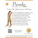 Petite Footless Thigh High Compression Sleeve 15-20 mmHg - YKK Zipper - P-S/M - Nude for Optimal Support - Buy Online on GoSupps.com