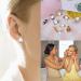 60 Piece Round Flat Back Clip-On Earring Findings in 3 Colors with Pads for DIY Jewelry Making - Buy Online on GoSupps.com